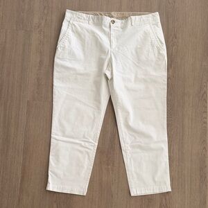 Banana Republic City Chino Cropped Pants Women’s size 16S